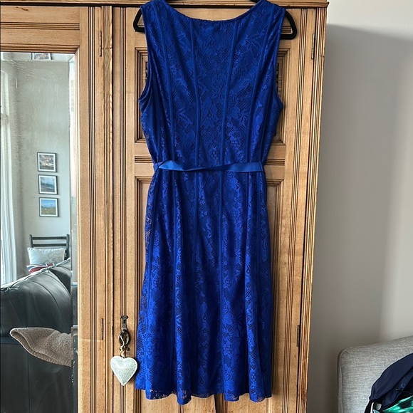 Blue Lace Dress XL - Picture 4 of 8